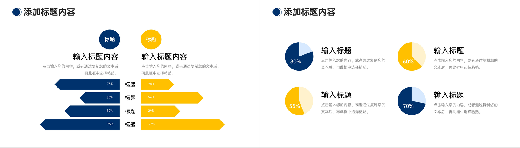 黄蓝撞色商务风项目竞品分析报告工作总结PPT模板-3