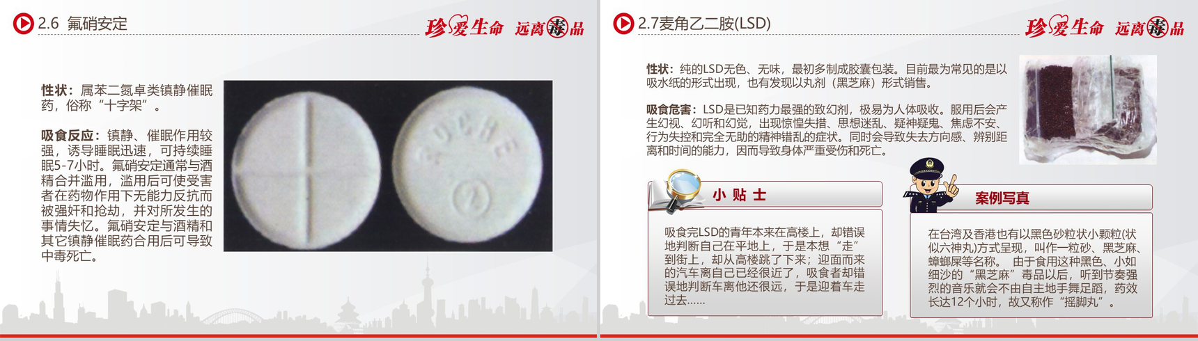 禁毒知识宣传通用PPT模板-10