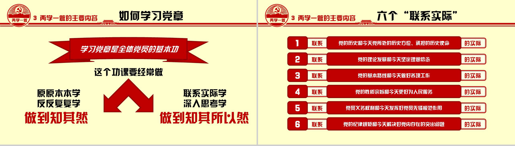 党的号召一学两用知识讲座PPT模板-11